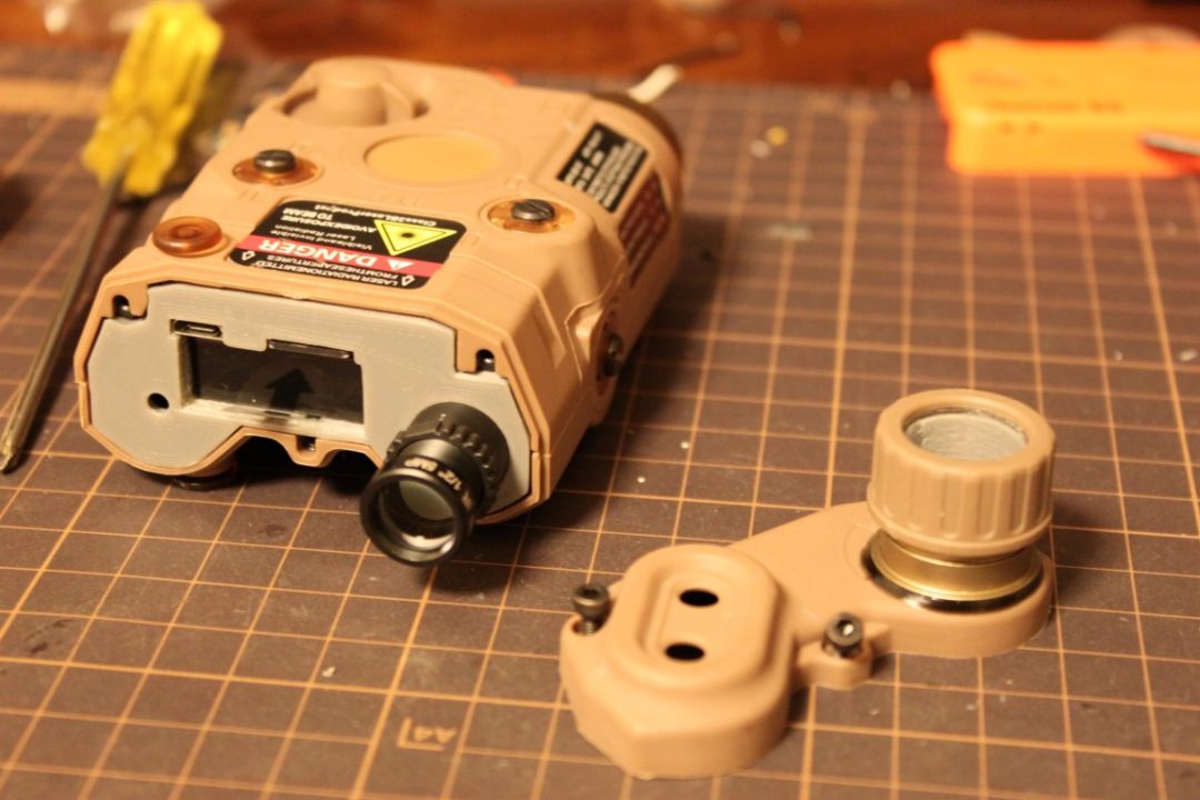 PEQ15型ガンカメラの製作Runcam2 4K②モジュール組み込み一応完成  