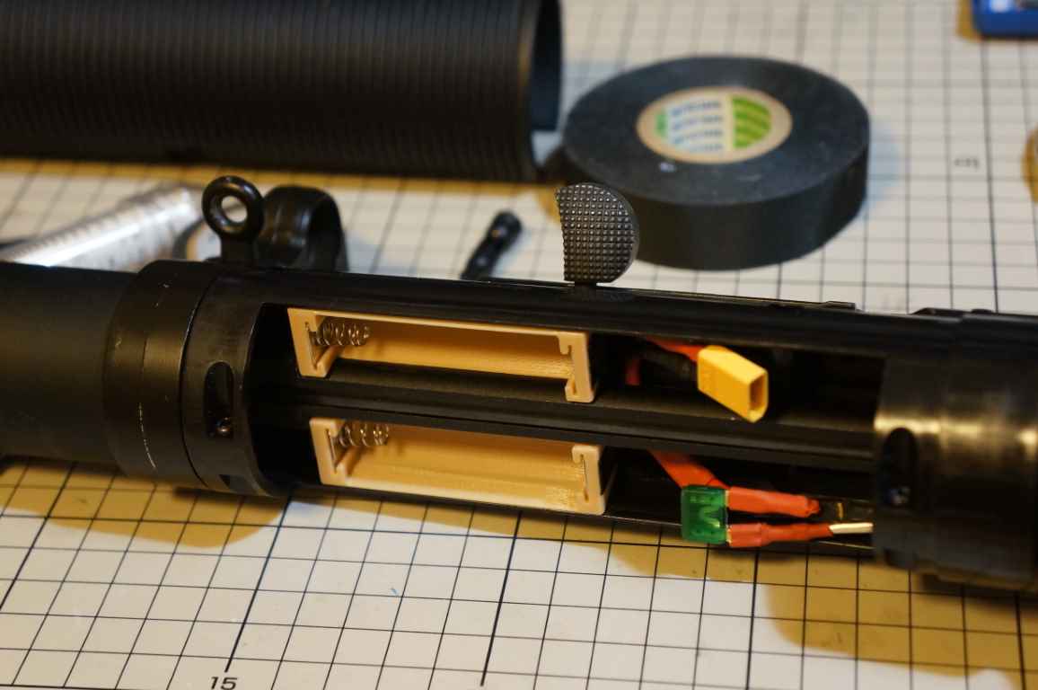G&G MP5 ガンカメラ充電用電池ケースの作成